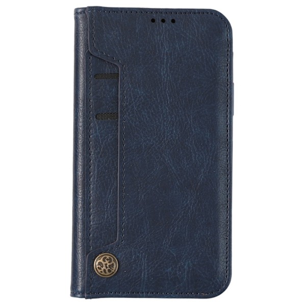 Etui til iPhone 14 Pro Max Navy Lommebok med Kortholder Flip Lommebok med Kortholder