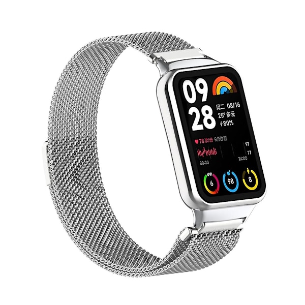 Milan Magnetiskt Klockarmband kompatibelt med Xiaomi Mi Band 8 Pro