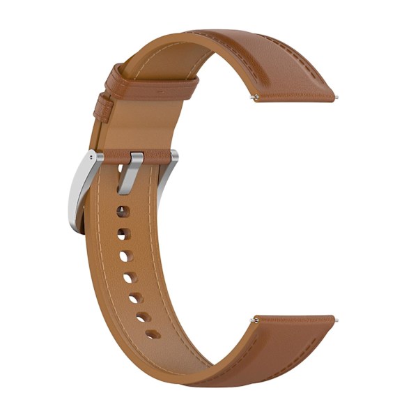 Ljusbrun Ljusbrun 22mm Äkta Läder Klockarmband kompatibelt med Huawei Watch Gt3 46mm