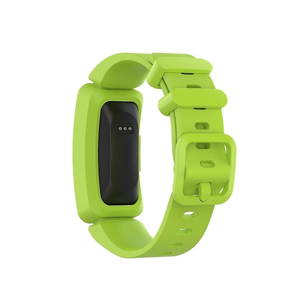 Vihreä Vihreä yhteensopiva Fitbit Inspire Hr / Ace 2 Silikoni Älykellon Kellonrannekkeen kanssa (valkoinen)