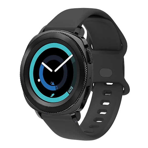 Sort Sort 22mm kompatibel med Xiaomi Haylou Rt Rs3 Ls04 / Ls05s Urrem 22mm