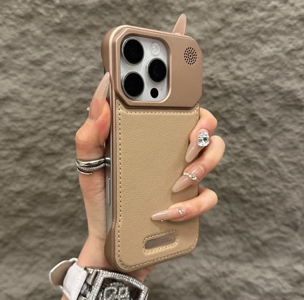 Etui til iPhone 17 Pro Kantløs Aromaterapi Magnet Gull