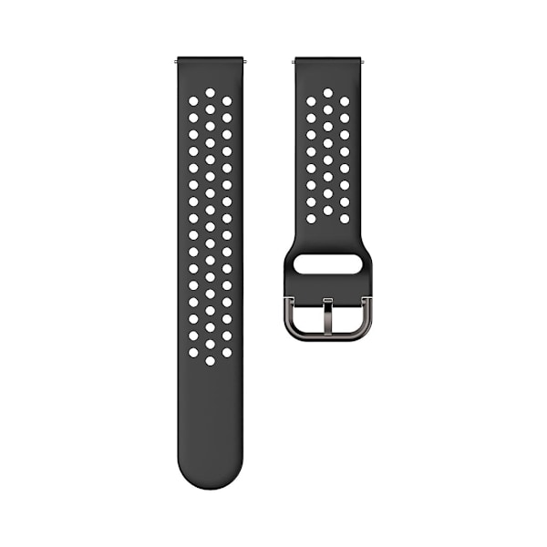 Sort Sort kompatibel med Huawei Watch Gt2e Åndbar Porøs Rem