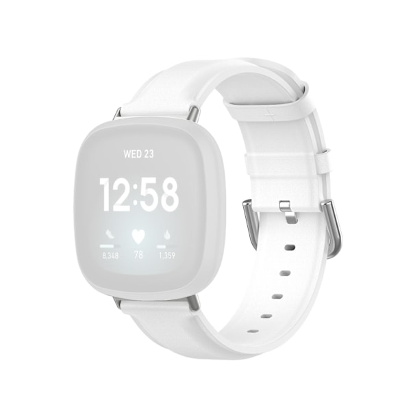Vit Vit kompatibel med Fitbit Versa 3 / Fitbit Sense Armband
