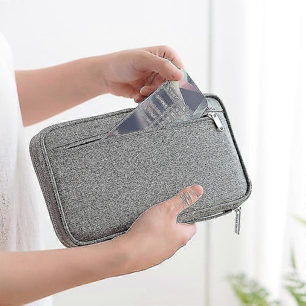 Passfodral Resedokumenthållare Navy L