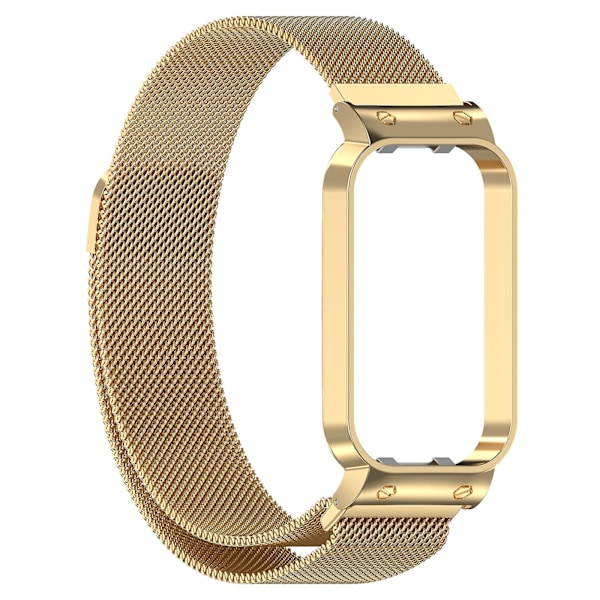 Guld Metall Klockarmband kompatibelt med Redmi Band 2