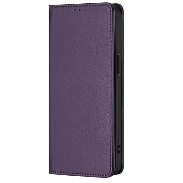 Fodral för iPhone 14 Lila Mode klassisk affär Magnetisk Flip