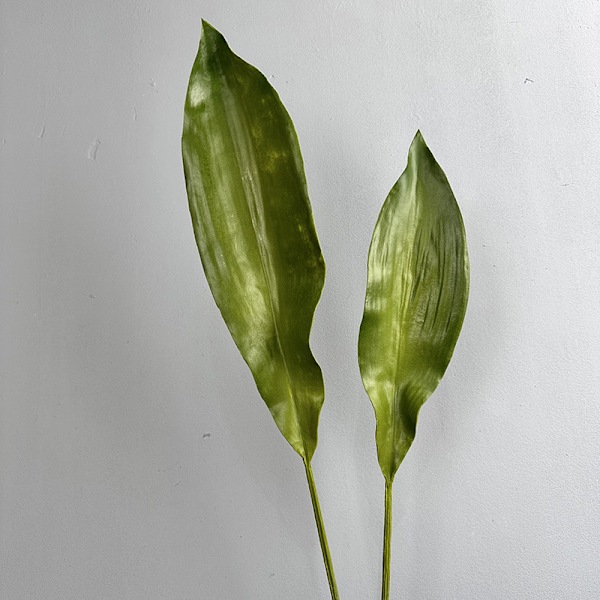 PU-keinotekoiset orkideanlehdet, korkealaatuinen keinotekoinen lehdistö kodin sisustukseen PU large orchid leaf green
