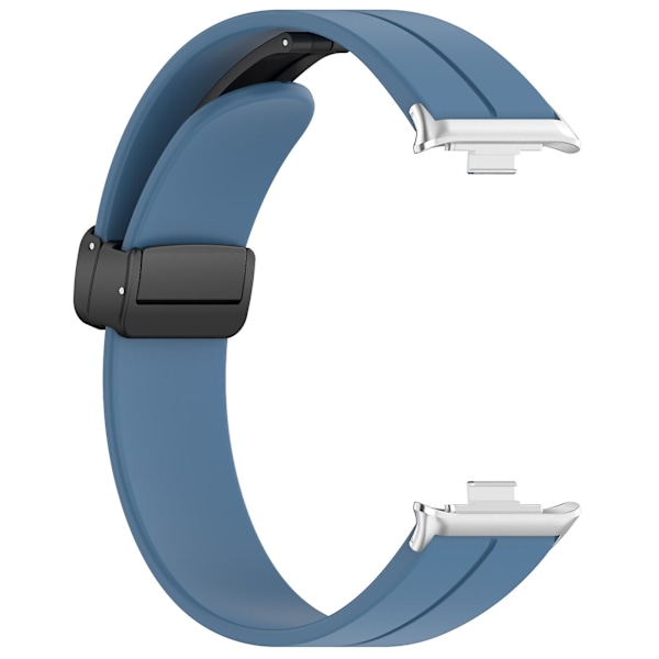 Sininen magneettisoljellinen silikonihihna, yhteensopiva Xiaomi Mi Band 8 Pron kanssa