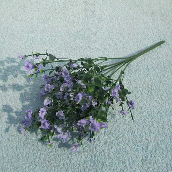 Keinotekoinen Gypsophila Kukka Kukinto Kasvi Koti Häät Juhlat Puutarha Toimisto Sisustus Purple