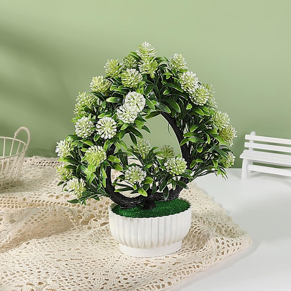 Kunstig Bonsai Ingen Vanding Mini Simulation Lille Tomat Potteplante Bordpynt Boligindretning