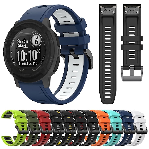 Silikonarmband kompatibelt med Garmin Instinct