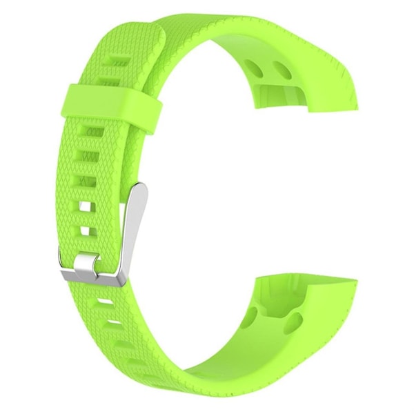 Grönt silikonarmband kompatibelt med Garmin Vivosmart Hr+