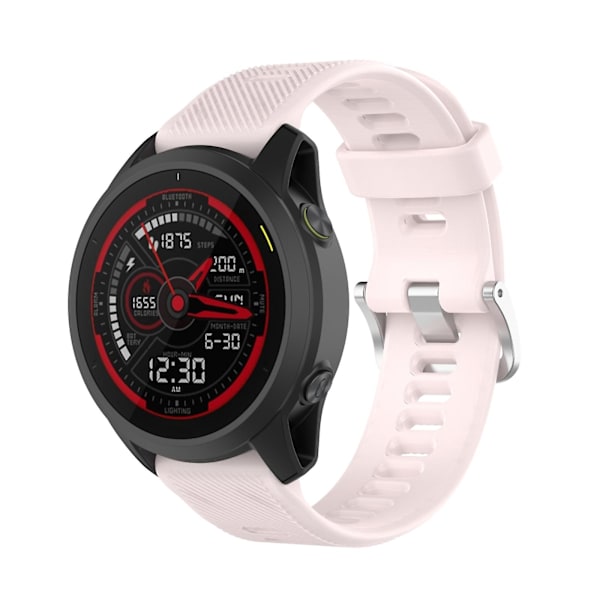 Pink Pink silikone urrem kompatibel med Garmin kompatibel med erunner 745