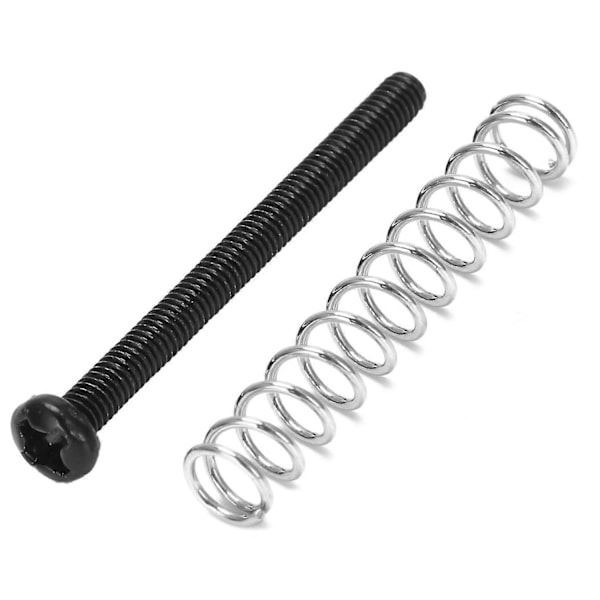 8 stk. M2.5x32mm Elektrisk Gitar Humbucker Pickups Juster Høyde Skrue Og Fjær - Stigning 0.4mm - Bl