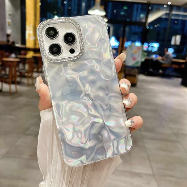 Fodral till iPhone 16 Pro Glitter Diamantaccent Strassaccent Noz28441