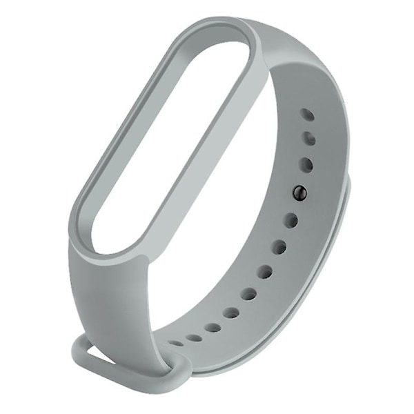 Lysegrå Lysegrå kompatibel med Xiaomi Mi Band 6 (ca8856) Silikon Klokkereim