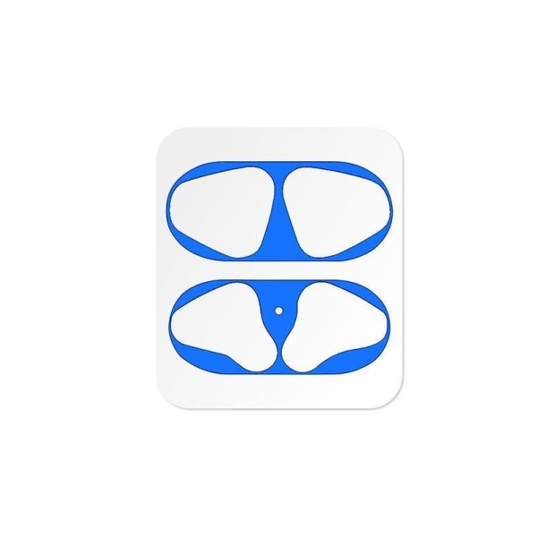Dammtät repsäkert klistermärke för Apple Air Pods Blue