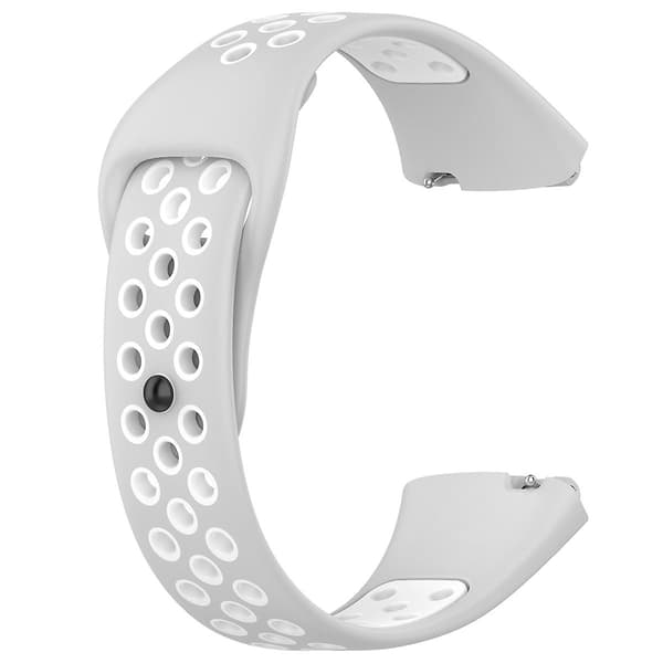 Grått Vit Grått Vit Silikon Armbandsur kompatibelt med Redmi Watch 3 Lite / Watch 3 Active