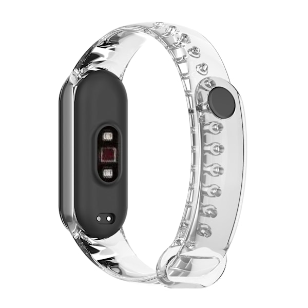 Transparent Transparent kompatibel med Xiaomi Mi Band 6 / 5 / 4 / 3 Tpu Armband