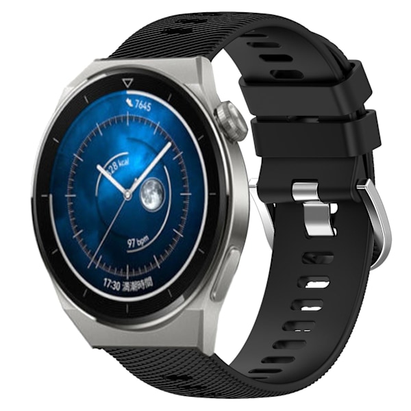 Mjukt silikonarmband kompatibelt med Huawei Watch Gt3 Pro 46mm