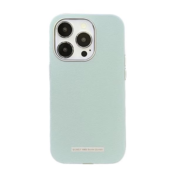 Etui til iPhone 13promax Mintgrøn [enkelt skal] Efterår og vinter Maillard Almindelig lædertekstur Rem