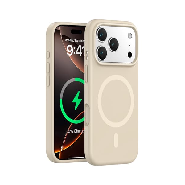 Etui til iPhone 17 Pro Max Flydende Silikone Magnetisk Silikone Finish Noz34080