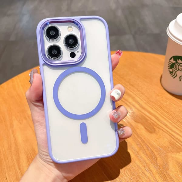 Etui til iPhone 13 Pro Magnetisk Lys Lilla Noz30427
