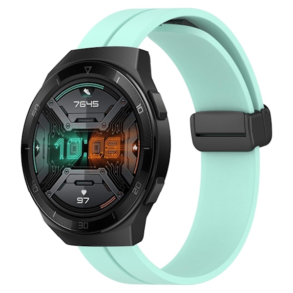 Teal Teal Silikone Urrem kompatibel med Huawei Watch Gt 2e