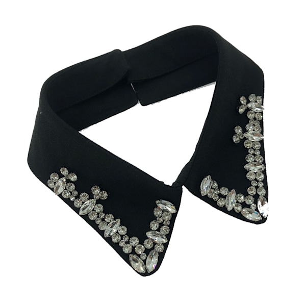 Naisten tekoviulus irrotettava puolipaita Korean-tyylinen sifonki All-M 7*42 Black ZM201604001