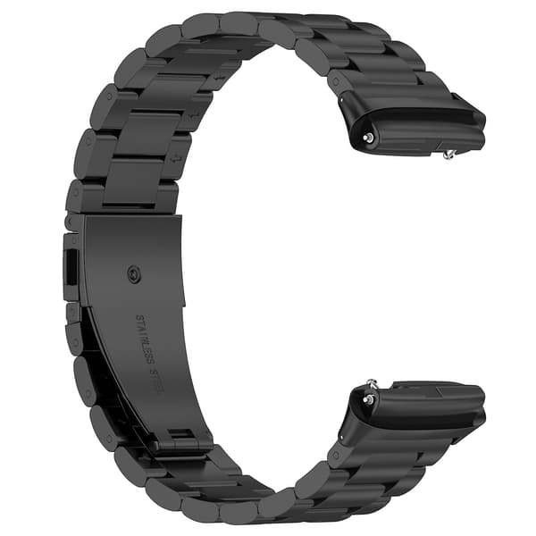 Sort Sort Tre Perle Metal Urrem kompatibel med Redmi Watch 3 Active