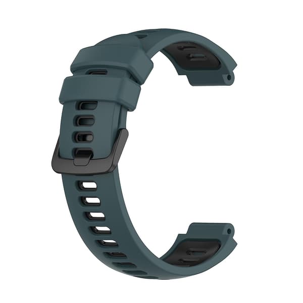 Olivengrøn   Sort Olivengrøn   Sort Silikone Urrem kompatibel med Garmin kompatibel med Forerunner 735 / 735xt