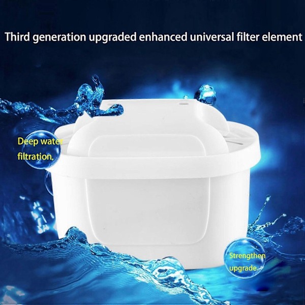Udskiftning 4 stk. (IKKE kompatibel med Waterdrop's) Kompatibel med Alle + Kande kompatibel med Kedel Universal Filter