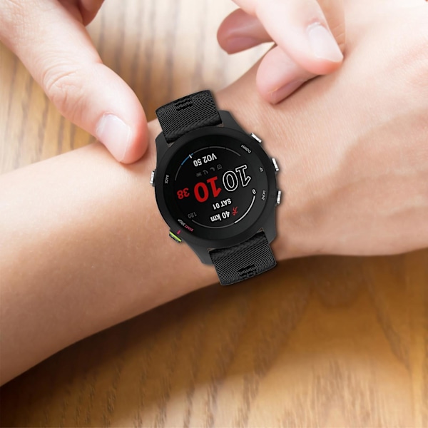 Mørkegrå Mørkegrå Myk Silikon Klokkereim kompatibel med Garmin Venu Sq