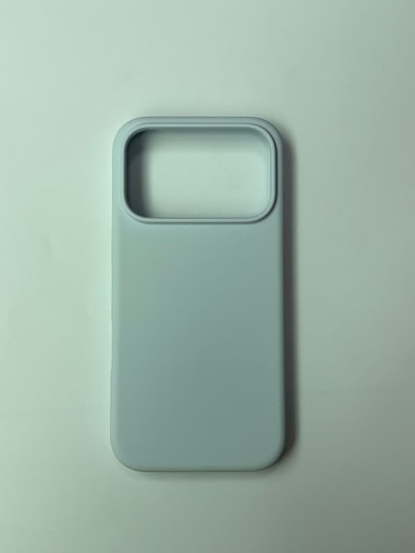 Etui til iPhone 17 Pro Max Magnetisk Silikone Lysegrå Noz25559
