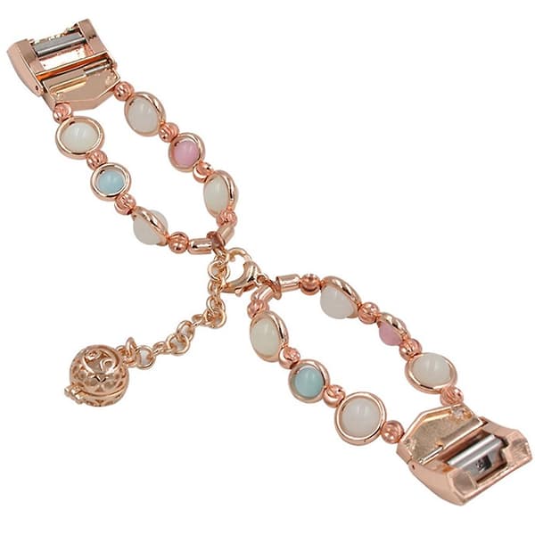 Agat Lysende Perle Urrem kompatibel med Fitbit Charge 5 kompatibel med Fitbit Charge 5