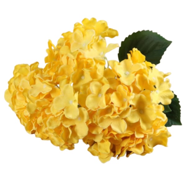 1 st 5 Huvuden Konstgjord Blomma Blekningsfri Anti-fall Plast Blomsterarrangemang Konstgjord Växt Skrivbordsdekor
