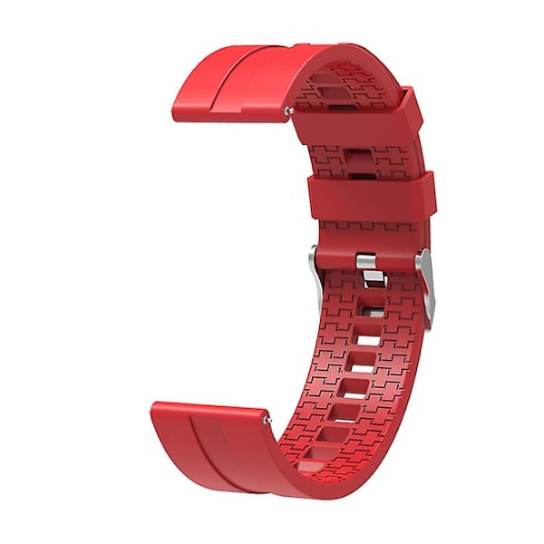 rød rød silikonrem kompatibel med Xiaomi Haylou Solar Watch