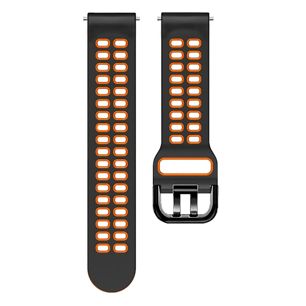 Sort Orange Sort Orange Silikone Urrem kompatibel med Huawei Watch Gt Runner