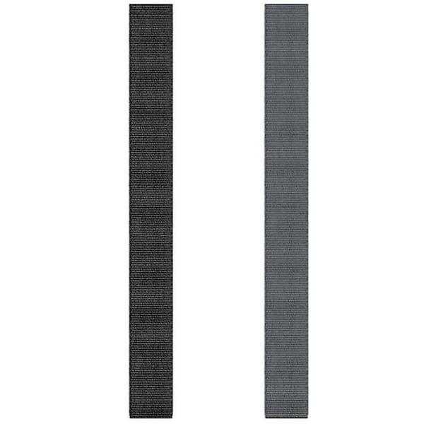 Grå Grå 26mm Nylon Klockarmband kompatibelt med Garmin Fenix 6X