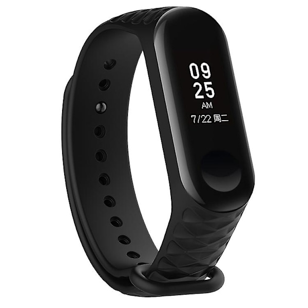 Sort Sort kompatibel med Xiaomi 3 / 4 rem