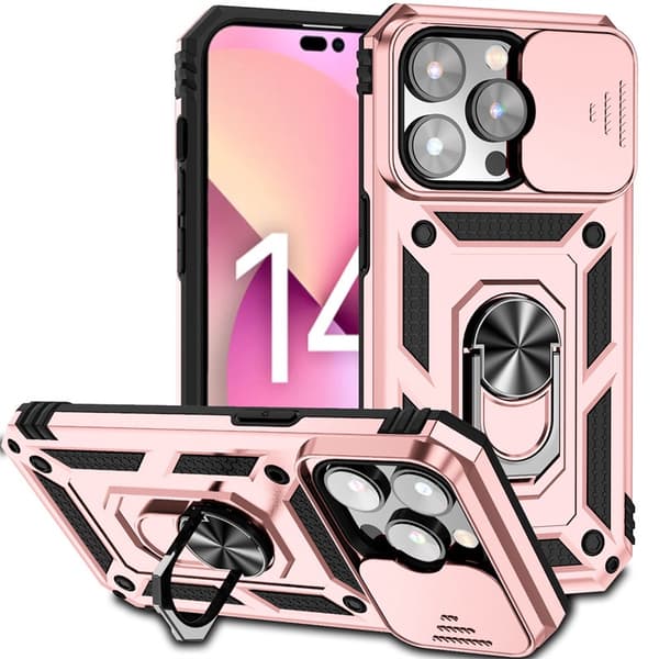 Kotelo iPhone 16 Sergeants Sliding Window Ring Ruusukulta