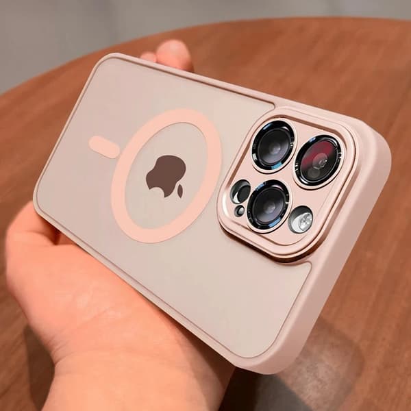 Fodral för iPhone 14 Plus Frostat Magnetiskt Rosa Noz27343