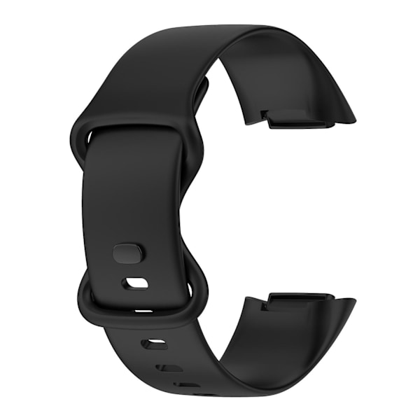 Svart Svart kompatibel med Fitbit Charge 5 Ersättningsarmband Storlek: Liten Storlek
