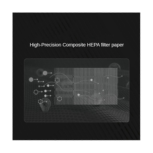 Ersättnings-HEPA-filter kompatibelt med MC71NV2C-N MC71NV2C-R MC71NV2C-W MC7NVC-S KCFP089AC MCK703-serien Luftrenare Del
