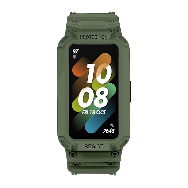 Klokkereim kompatibel med Huawei Band 6 / 7 / Honor Band 6 Army Green