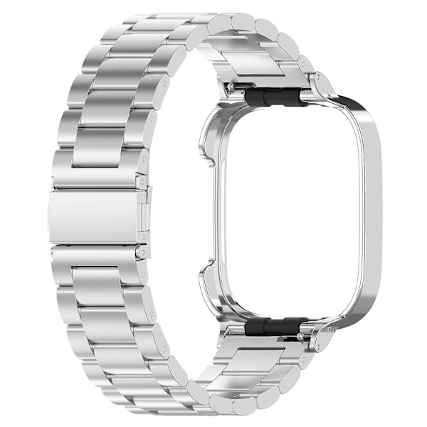 Sølv Sølv 2-i-1 reim kompatibel med Xiaomi Redmi Watch 3 / Mi Watch Lite 3