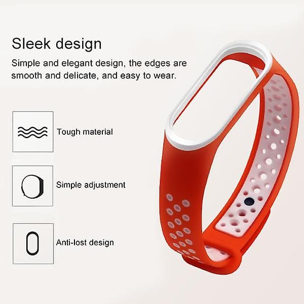 Grøn Grøn Silikone Urrem kompatibel med Xiaomi Mi Band 3 & 4