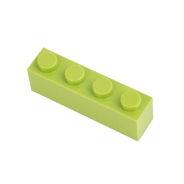 1x4 liten byggkloss Pixel- DIY Höga klossar för Legoss- Pedagogisk leksak L-green