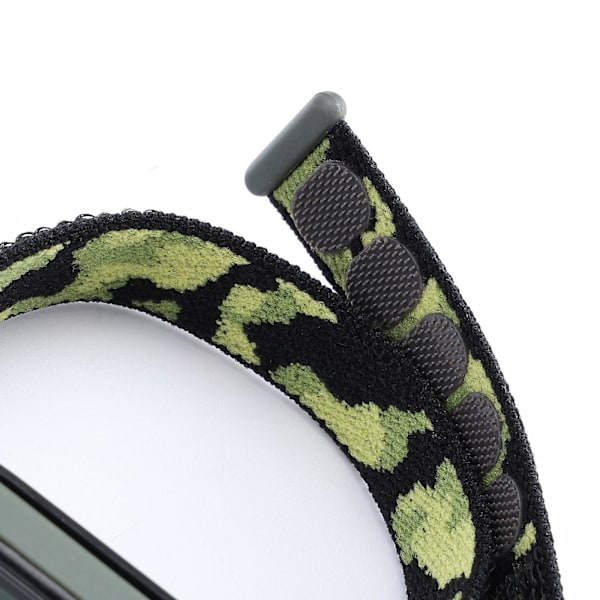 Musta Camouflage Musta Camouflage Camouflage Kudottu ranneke yhteensopiva Xiaomi Mi Band 5/6/7 kanssa yhteensopiva Xiaomi Mi Band 5/6/7 kanssa